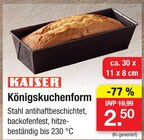 Königskuchenform im Angebot bei Zimmermann in Wiesbaden Königskuchenform Angebote von KAISER bei Zimmermann Wiesbaden für 2,50 €