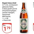Feines Urhell im Angebot bei GLOBUS in Bad Homburg Feines Urhell Angebote von Riegele bei GLOBUS Bad Homburg für 1,79 €