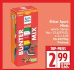 Minis Bunter Mix im Angebot bei EDEKA in Potsdam Minis Bunter Mix Angebote von Ritter Sport bei EDEKA Potsdam für 2,99 €