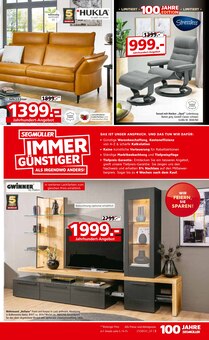 Fernsehsessel im Segmüller Prospekt "Highlight Angebote" mit 48 Seiten (Augsburg)