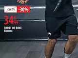 Short de boxe Homme en promo chez Intersport Short de boxe Homme dans le catalogue Intersport