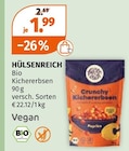 Bio Kichererbsen von HÜLSENREICH für 1,99 € bei Müller im Angebot Bio Kichererbsen von HÜLSENREICH im aktuellen Müller Prospekt