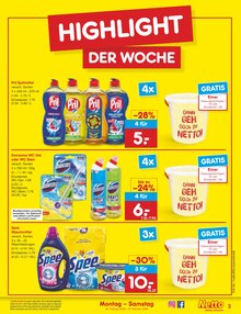 Waschmittel im Netto Marken-Discount Prospekt "Aktuelle Angebote" mit 54 Seiten (Bremerhaven)