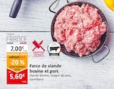 Promo Farce de viande bovine et porc à 5,60 € dans le catalogue Colruyt "Foire à la tomate"