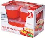 Lot de 3 boites micro-ondes a clips - SISTEMA - Intermarché à Valence Lot de 3 boites micro-ondes a clips - SISTEMA en promo chez Intermarché Valence à 29,80 €