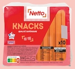 Promo Knacks pur porc qualité supérieure x 10 à 1,41 € dans le catalogue Netto à Oyonnax