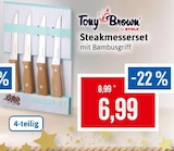 Steakmesserset Angebote von Tony Brown bei Kaufhaus Stolz Neubrandenburg für 6,99 €