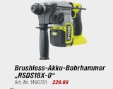 Brushless-Akku-Bohrhammer „RSDS18X-0“ bei toom Baumarkt im Münster Prospekt für 229,99 €