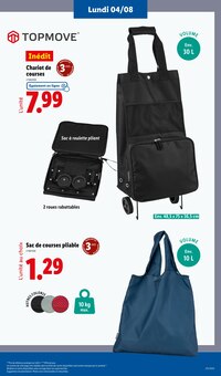 Promotion Top Move dans le prospectus Lidl, valable du 31/07/2025 au 04/08/2025 Promo Top Move dans le catalogue Lidl du moment à la page 25