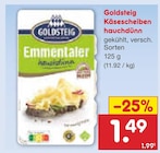 Käsescheiben von Goldsteig für 1,49 € bei Netto Marken-Discount im Angebot Käsescheiben von Goldsteig im aktuellen Netto Marken-Discount Prospekt