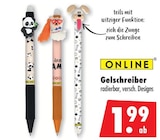 Gelschreiber radierbar Panda Design von ONLINE für 1,99 € bei Mäc-Geiz im Angebot Gelschreiber radierbar Panda Design von ONLINE im aktuellen Mäc-Geiz Prospekt