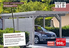 Einzel-Carport 'WISMAR' bei BAUHAUS in Aachen Einzel-Carport 'WISMAR' im Angebot bei BAUHAUS Aachen für 998,00 €