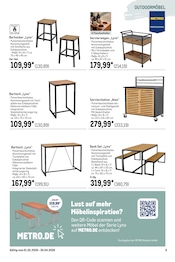 Aktueller METRO Prospekt mit Küchenmöbel, "Wochenangebote SCO + Gewinnspiel + Outdoor", Seite 30