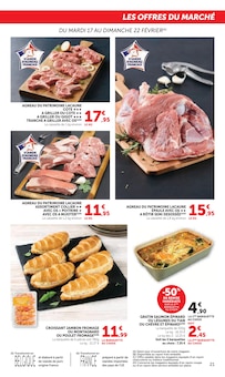 Promotion Surimi dans le prospectus Super U, valable du 17/02/2026 au 01/03/2026 Promo Surimi dans le catalogue Super U du moment à la page 21