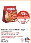 CoQ’Ailes nature - Maître Coq en promo chez Monoprix Rennes à 2,81 €