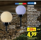 LED-Solar-Kugelleuchte im Lidl Prospekt LED-Solar-Kugelleuchte von LIVARNO im aktuellen Lidl Prospekt für 4,99 €