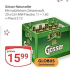 Naturradler Angebote von Gösser bei GLOBUS Pirmasens für 15,99 €
