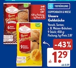 Dinkel-Brötchen im ALDI SÜD Prospekt Dinkel-Brötchen von Coppenrath & Wiese im aktuellen ALDI SÜD Prospekt für 1,29 €