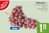 Tafeltrauben rot kernlos im aktuellen E xpress Prospekt für 1,11 €