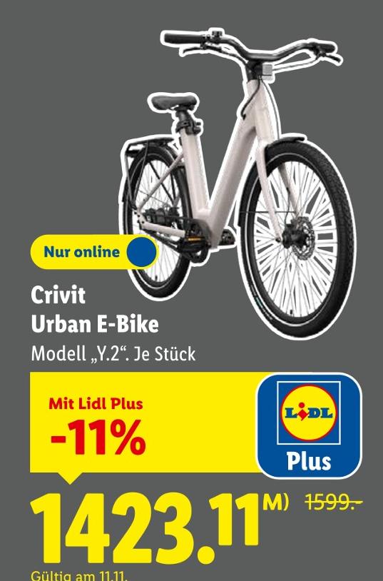 Urban E-Bike Modell „Y.2“