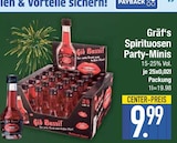 Spirituosen Party-Minis von Gräf's im aktuellen EDEKA Prospekt für 9,99 €