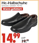 He.-Halbschuhe Angebote bei Wreesmann Cuxhaven für 14,99 €