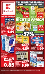 Kaufland Prospekt "Hier bin ich richtig" für Halfing, 52 Seiten, 20.08.2026 - 26.08.2026 Kaufland Prospekt "Hier bin ich richtig" für Halfing, 52 Seiten, 20.08.2026 - 26.08.2026