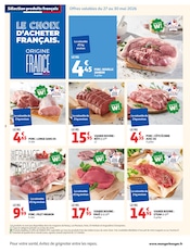 Promos Viande dans le catalogue "La Fête De MAMAN" de Auchan Hypermarché Viande en promo dans le catalogue Auchan Hypermarché à la page 2