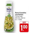 Cremfine zum Kochen 7% Fett Angebote von Rama bei E center Maintal für 1,00 €