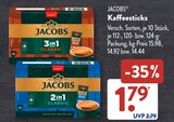 Kaffeesticks im Angebot bei ALDI SÜD in Landshut Kaffeesticks Angebote von JACOBS bei ALDI SÜD Landshut für 1,79 €