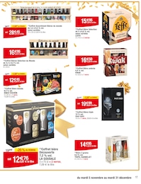 Offre Coffret Bières dans le catalogue Carrefour du moment à la page 17