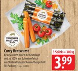 Strohschwein Haltung Curry Bratwurst Angebote bei famila Nordost Langenhagen für 3,99 €