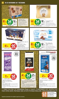 Promotion Lait dans le prospectus Intermarché Super, valable du 25/11/2025 au 07/12/2025 Promo Lait dans le catalogue Intermarché Super du moment à la page 34