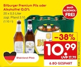 Premium Pils oder Alkoholfrei 0,0% im aktuellen Prospekt bei Netto Marken-Discount in Oberderdingen