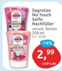 No Touch Seife Nachfüller im Angebot bei budni in Norderstedt No Touch Seife Nachfüller Angebote von Sagrotan bei budni Norderstedt für 2,99 €