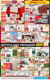 Weihnachtsbaum im Norma Prospekt in Lübben Aktueller Norma Prospekt mit Weihnachtsbaum, "Mehr fürs Geld", Seite 3