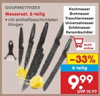 Messerset, 6-teilig im Angebot bei Netto Marken-Discount in Schwerin Messerset, 6-teilig Angebote von GOURMETmaxx bei Netto Marken-Discount Schwerin für 9,99 €