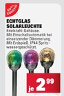 Echtglas Solarleuchte Angebote von Gut & Günstig bei E center Schwäbisch Gmünd für 2,99 €