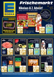 EDEKA Frischemarkt Supermarkt Prospekt der aktuellen Woche mit 5 Seiten, gültig von 01.12.2025 bis 06.12.2025, in Wolgast und Umgebung Aktueller EDEKA Frischemarkt Supermarkt Prospekt in Wolgast und Umgebung, "Top Angebote" mit 5 Seiten, 01.12.2025 - 06.12.2025