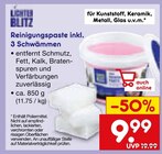 Reinigungspaste inkl. 3 Schwämmen Angebote von Blitz bei Netto Marken-Discount Krefeld für 9,99 €