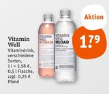 Vitamin Well Hydrate Angebote von Vitamin Well bei tegut Stuttgart für 1,79 €