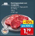 Hochrippensteak vom Jungbullen Angebote von Gut Ponholz bei Netto Marken-Discount Ravensburg für 1,79 €