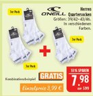 Herren Quartersocken Angebote von O'NEILL bei Marktkauf Hof für 3,99 €