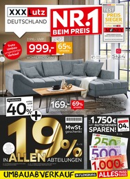 XXXLutz Möbelhäuser Prospekt für Lunden mit 48} Seiten XXXLutz Möbelhäuser Prospekt für Lunden: "NR.1 BEIM PREIS", 48 Seiten, 23.12.2024 - 12.01.2025