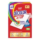 Lingettes Protection Couleurs X40 - DECOLOR STOP en promo chez Intermarché Hyper Lingettes Protection Couleurs X40 - DECOLOR STOP dans le catalogue Intermarché Hyper