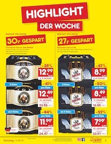 Bier im Netto Marken-Discount Prospekt "Aktuelle Angebote" mit 63 Seiten (Passau)