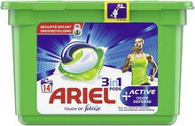 Casino Supermarchés Liergues - Lessive capsules 3en1 Pods + Active Odor Défense Promo Lessive capsules 3en1 Pods + Active Odor Défense dans le catalogue Casino Supermarchés "Les 366 jours les + promo de France" à Liergues