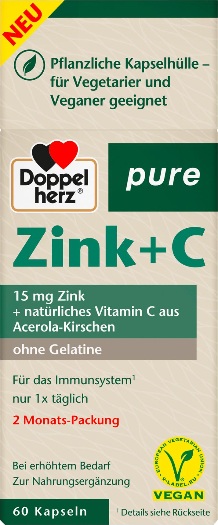 dm-drogerie markt Norden - Zink + C Kapseln 60 St Zink + C Kapseln 60 St Angebot bei dm-drogerie markt Norden im Prospekt Aktuelle Angebote
