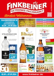 Aktueller Finkbeiner Prospekt mit Bitburger, "Herzlich Willkommen", Seite 1