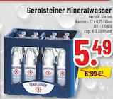 Mineralwasser Angebote von Gerolsteiner bei Trinkgut Wolfenbüttel für 5,49 €